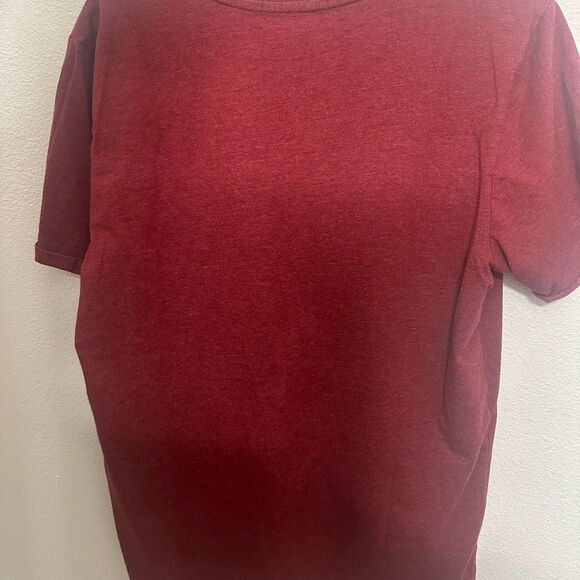 Forever 21 Red/Maroon Colored Men's T-Shirt - Picture 6 of 6